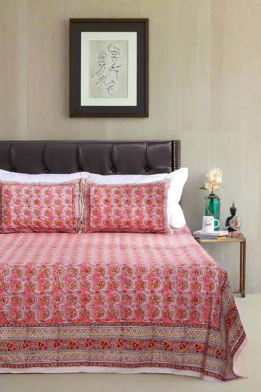 Sunderban Kamal Cotton Percale Bedsheet