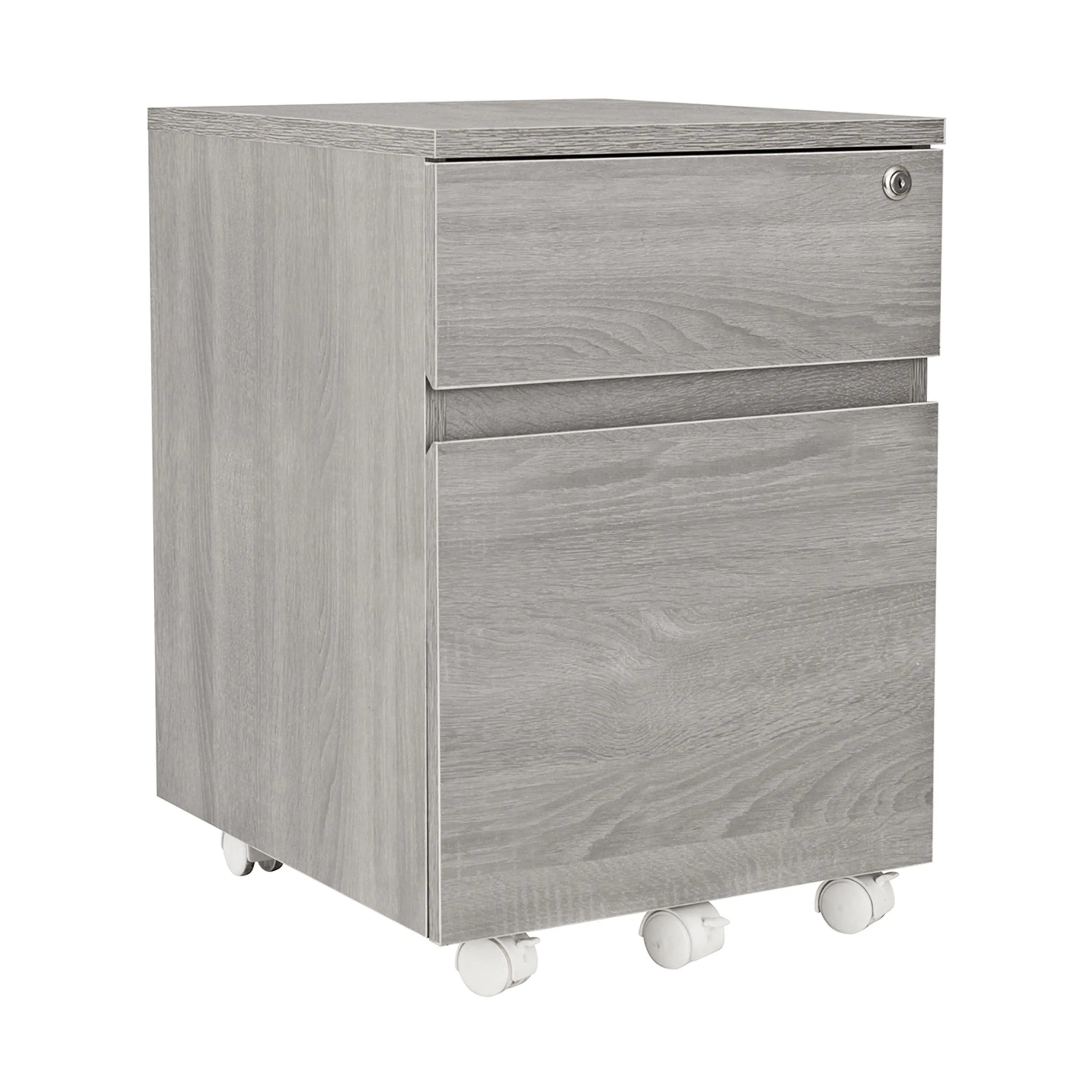 TechLock Grey File Cabinet