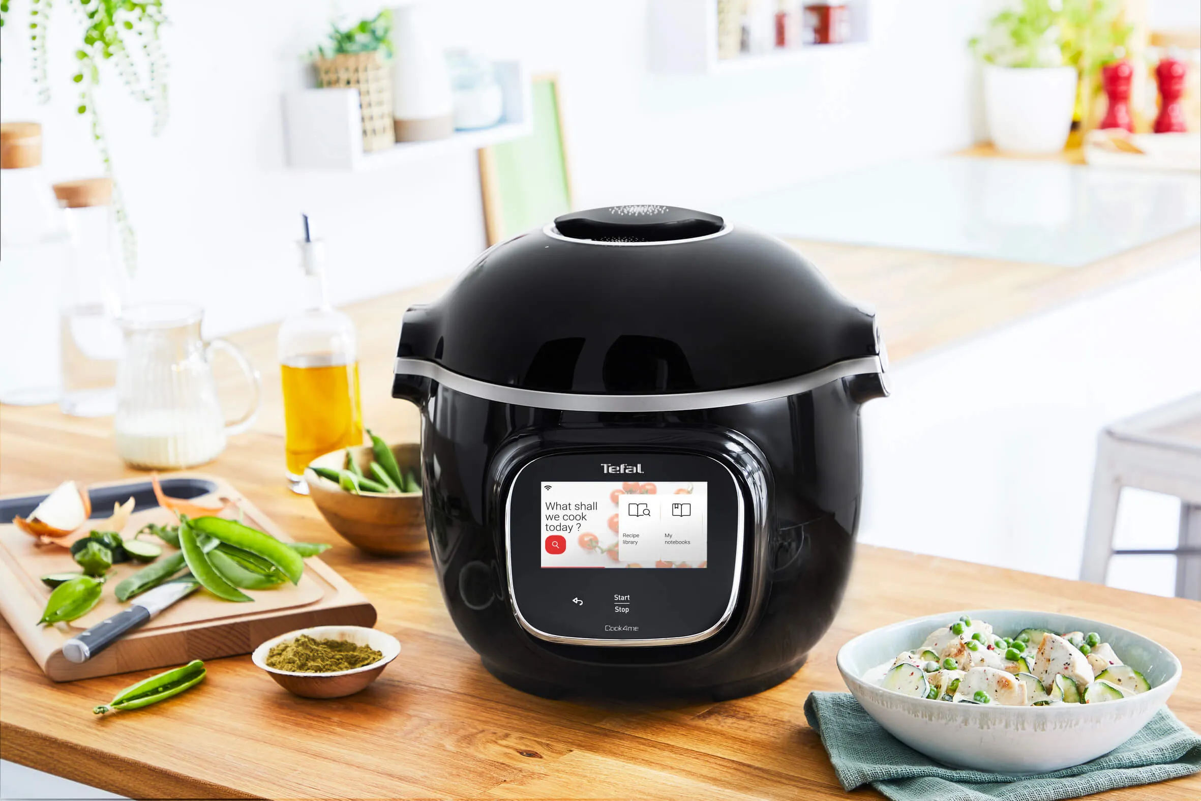 Tefal Cook4me Touch CY9128B Express Smart Multicooker & Pressure Cooker & BONUS Extra Crisp Lid