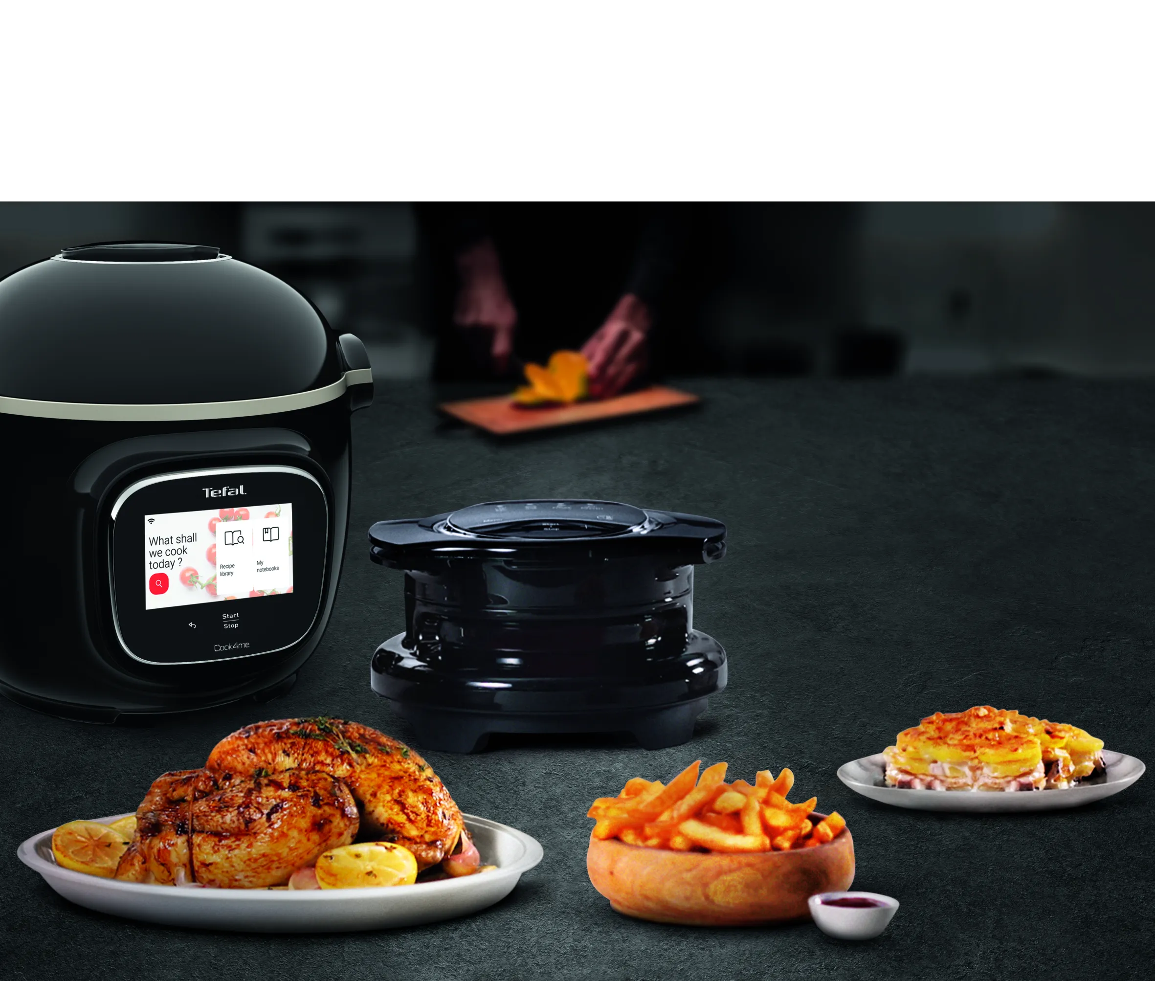 Tefal Cook4me Touch CY9128B Express Smart Multicooker & Pressure Cooker & BONUS Extra Crisp Lid