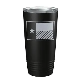 Texas Flag Diagonal Style Tumbler