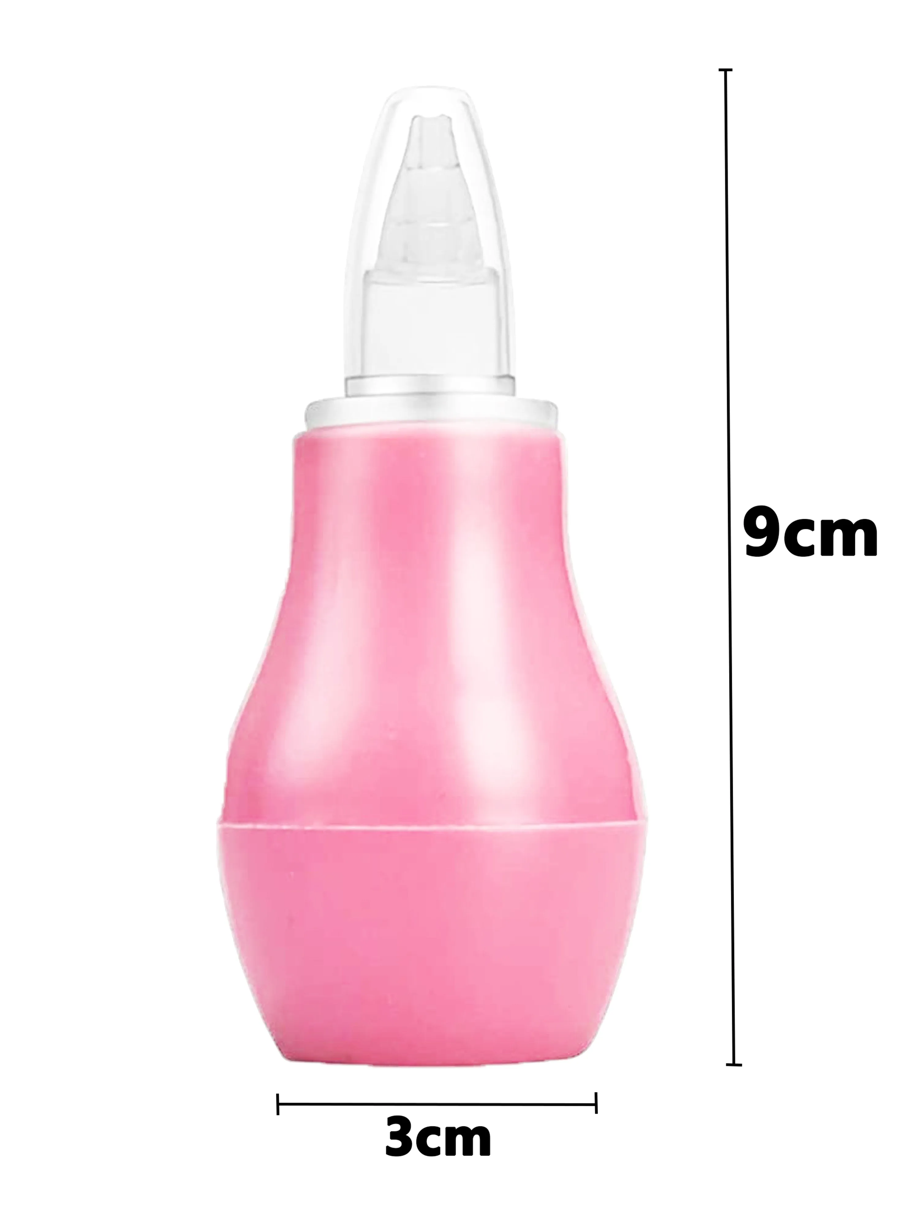 THE LITTLE LOOKERS Baby Nose Cleaner/Nasal Vacuum Sucker Mucus Snot Aspirator for Babies (Pink, Pack of 1)