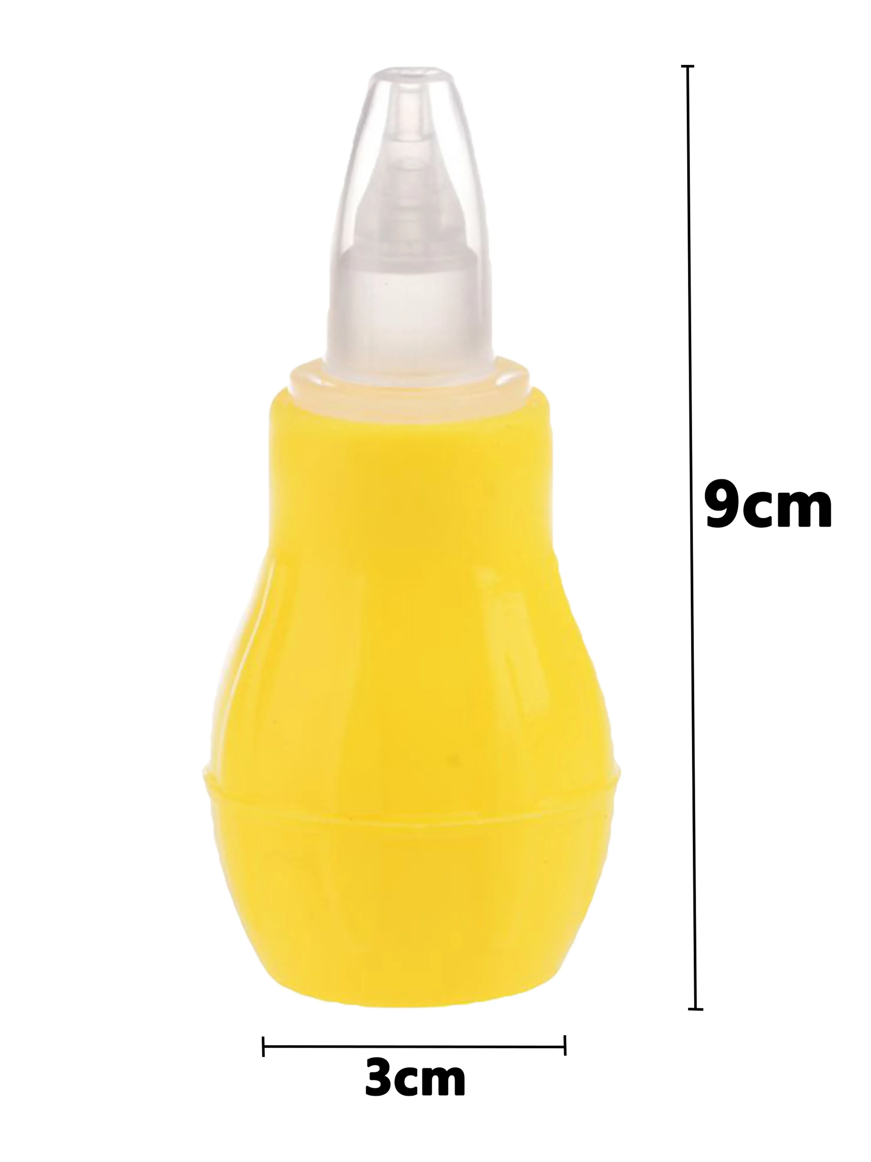 THE LITTLE LOOKERS Baby Nose Cleaner/Nasal Vacuum Sucker Mucus Snot Aspirator for Babies (Yellow, Pack of 1)