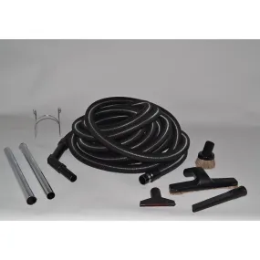 Titan Central Vac Kit Garage T3 50' No Rug Tool Black