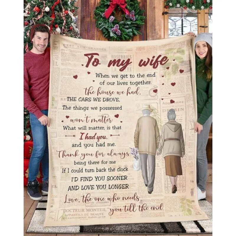 To My Wife - From Husband - A359 - Premium Blanket