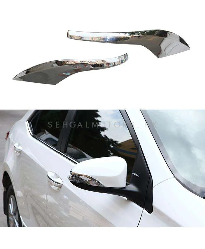 Toyota Corolla Side Mirror Chrome Trims - Model 2014-2021 - MA00872