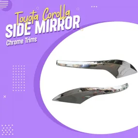 Toyota Corolla Side Mirror Chrome Trims - Model 2014-2021 - MA00872