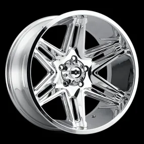 Vision Off-Road 363 Razor 24X12 8X165.1 -51mm Chrome