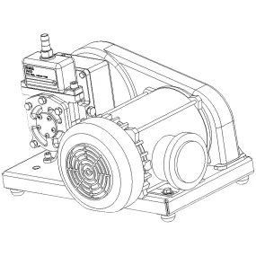 Welch 1400W-01 Vacuum Pump with Explosion Proof Motor