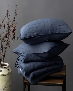 Yamato Dark Blue Bedsheet Set