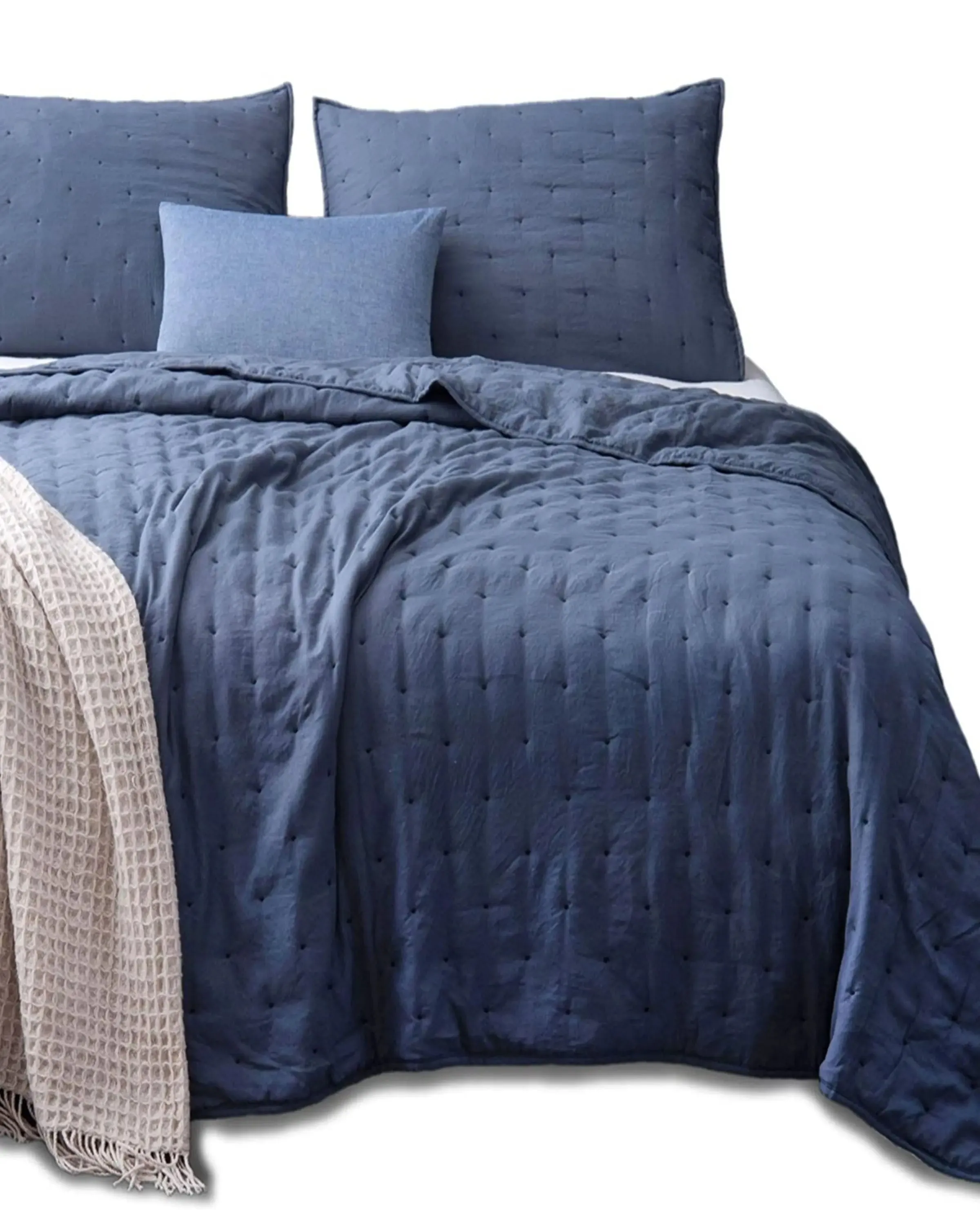 Yamato Dark Blue Bedsheet Set