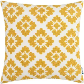 Yellow Diamond Pillow