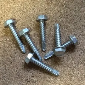 Zinc Plated - Hex Washer Head Self Drilling Screw