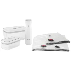 Zwilling J. A. Henckels Fresh & Save Starter Set - Includes Vacuum Pump, Small & Medium Plastic Containers & Storage Bags